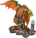 Treasure Dragon with Mystic Orb Figurine