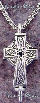 Celtic Jewelry - Celtic Cross Perfume Locket