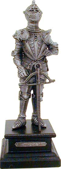 Pewter Knight with Crossbow