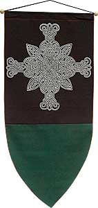Medieval Celtic Cross Banner