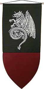 Medieval Celtic Dragon Banner
